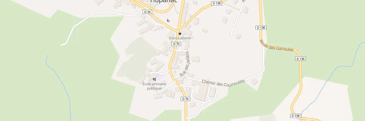 Plan du 5143 Huparlac à Huparlac