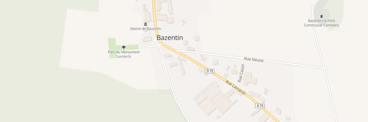 Plan du 20 Rue Lamarck à Bazentin