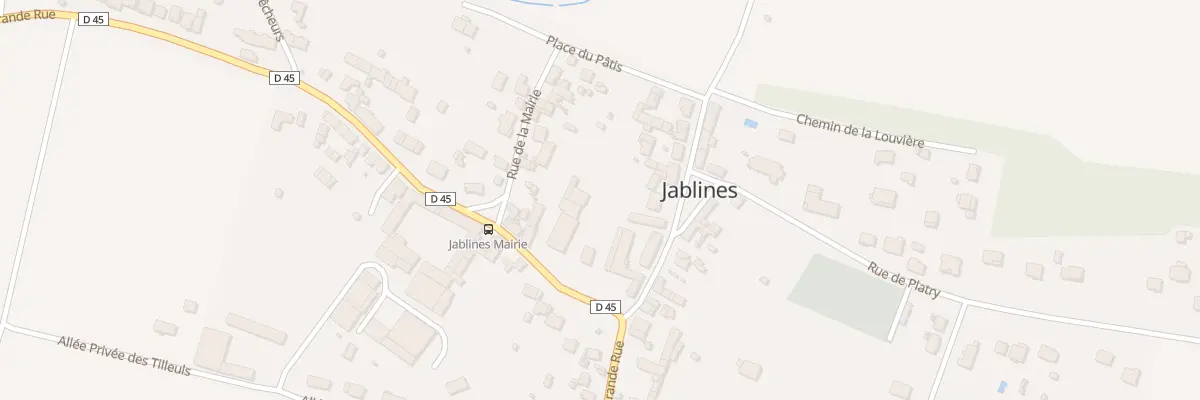 Plan du 3 Rue de la Marne à Jablines