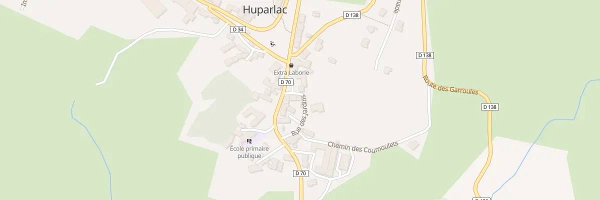 Plan du 5139 Huparlac à Huparlac