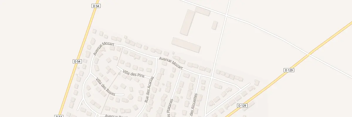 Plan du 51 Av Mozart à Charny