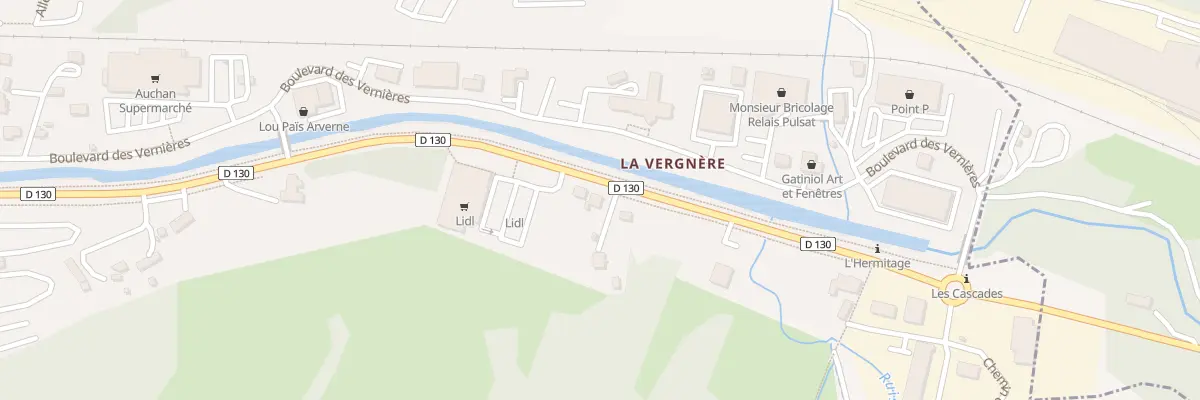 Plan du 986 Av Mal de Lattre de Tassigny à La Bourboule