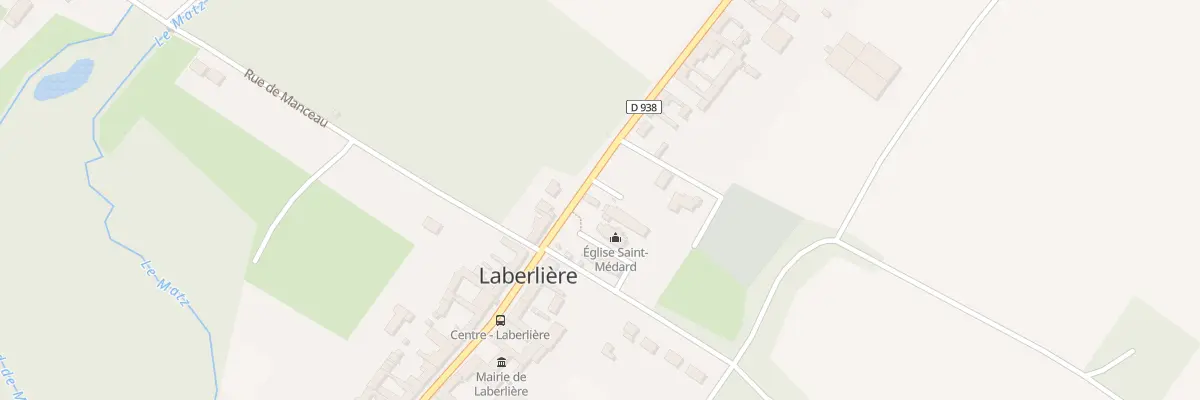 Plan du 50 Rue de l’Eglise à Laberlière