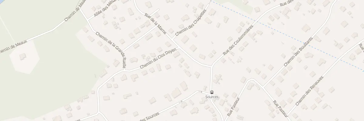 Plan du 45 Rue de la Marne à Chessy
