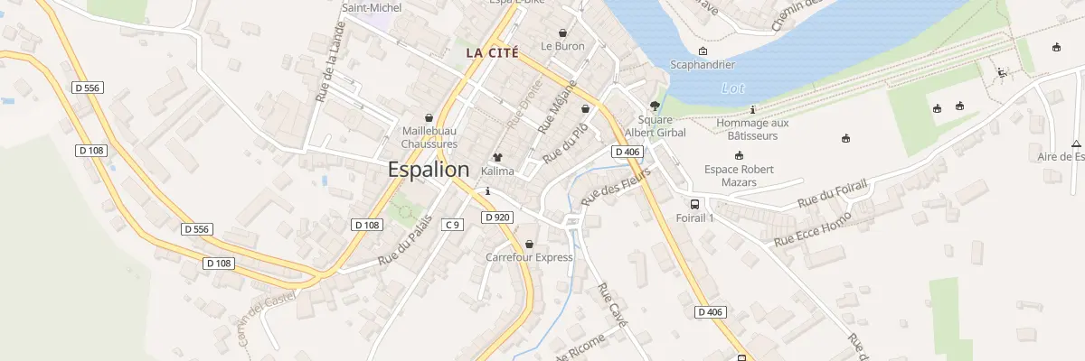 Plan du 39 Rue du Plô à Espalion