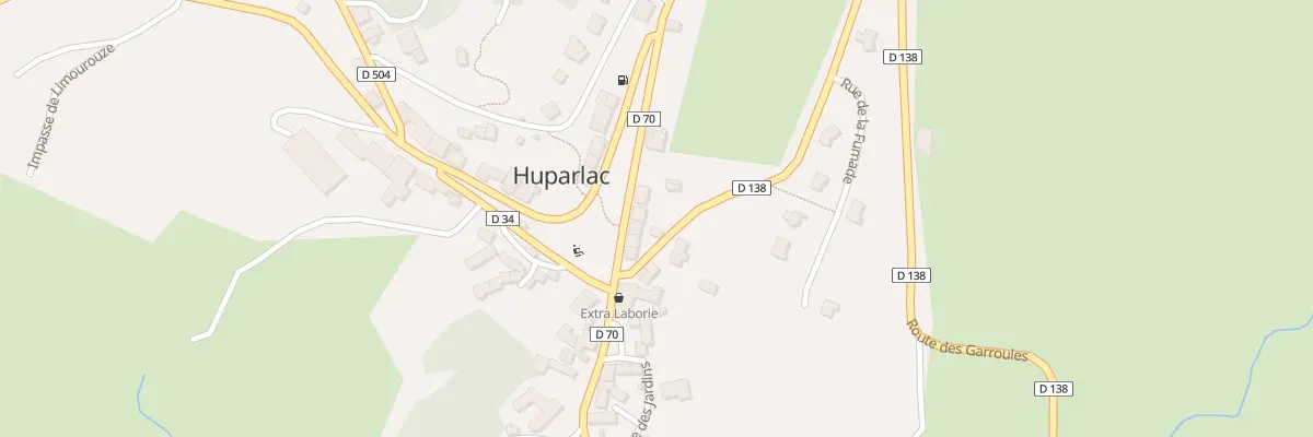 Plan du 5131 Huparlac à Huparlac