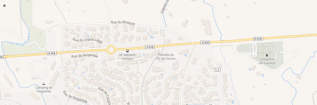 Plan du 60 Av d’Espagne à Céret