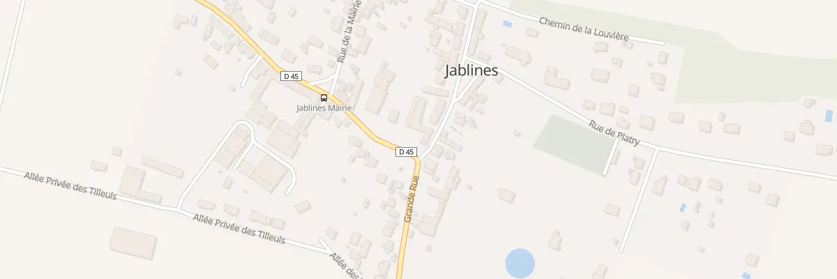 Plan du 1 Rue de la Marne à Jablines