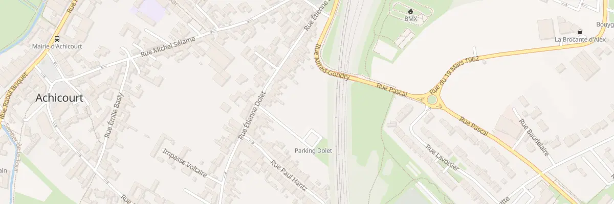 Plan du 21B Rue Etienne Dolet à Achicourt
