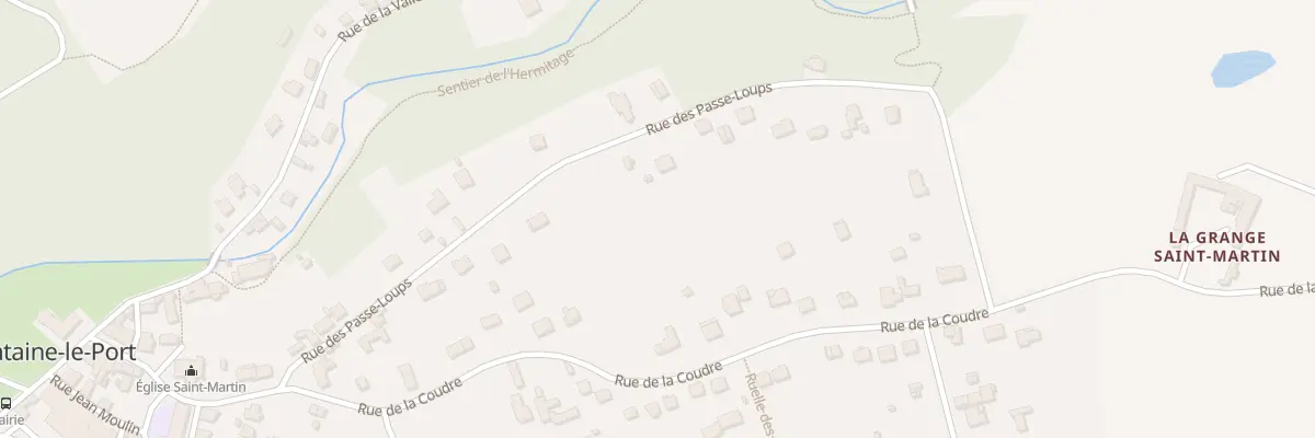 Plan du 22T Rue des Passe Loups à Fontaine-le-Port
