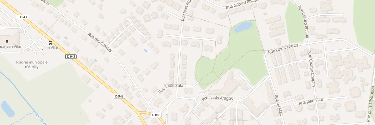 Plan du 190 Rue Jean Moulin à Amilly