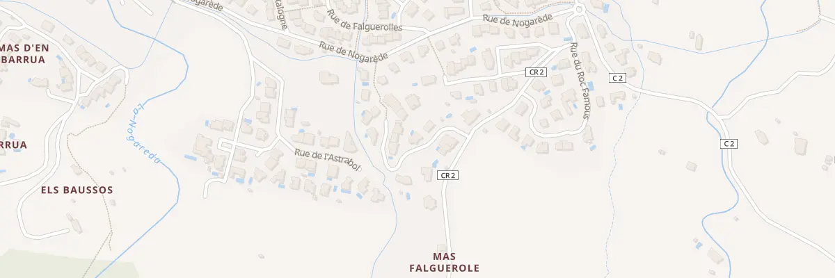 Plan du 6 Rue Les Terrasses de Falguerol à Céret