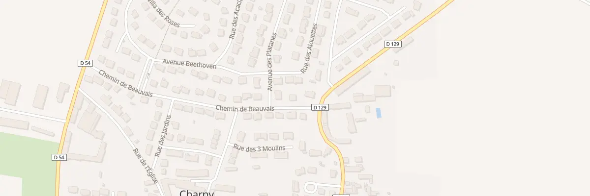 Plan du 31 Che de Beauvais à Charny