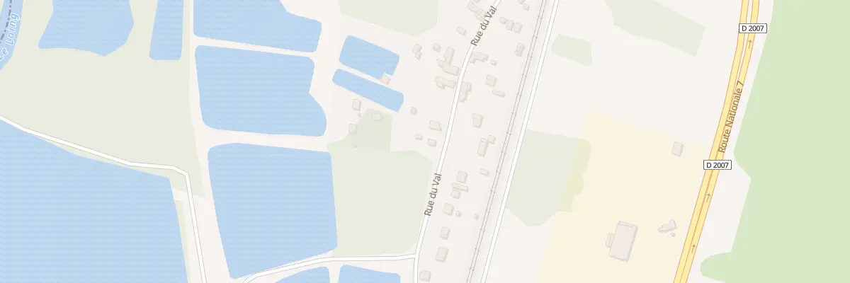 Plan du 44 Rue du Val à Fontenay-sur-Loing