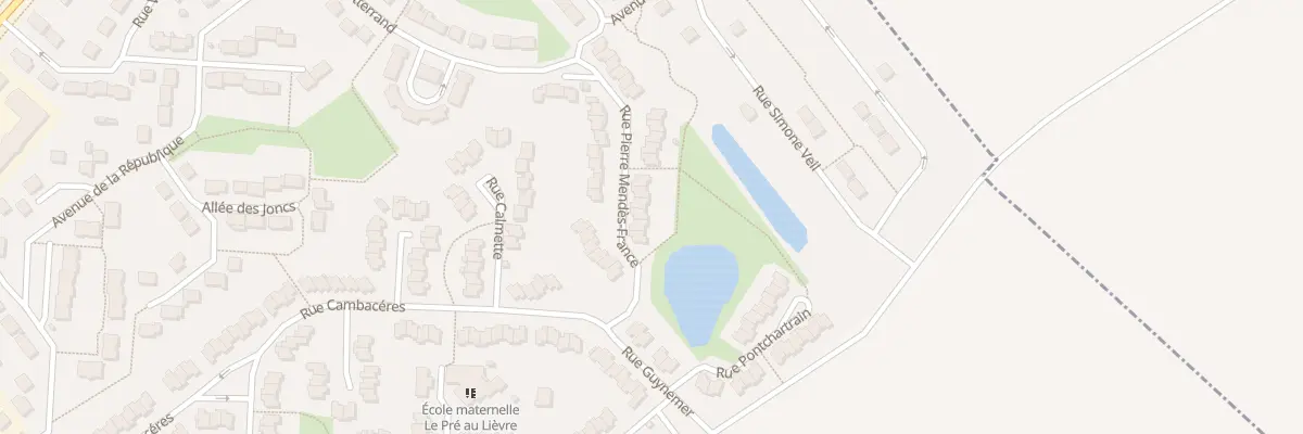 Plan du 6 Rue Pierre Mendès France au Plessis-Belleville