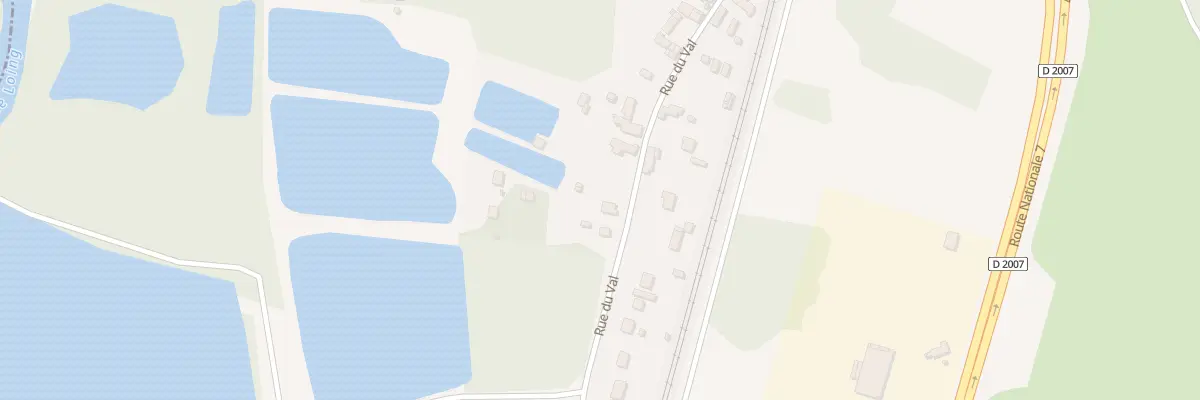 Plan du 42 Rue du Val à Fontenay-sur-Loing