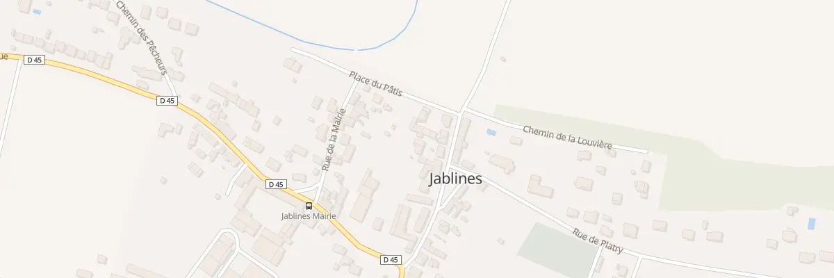 Plan du 13 Rue de la Marne à Jablines