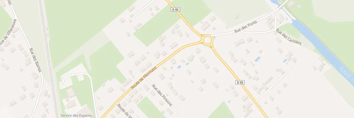 Plan du 81 Rue de Mormant à Amilly