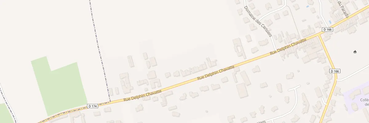 Plan du 72 Rue Delphin Chavatte à Laventie