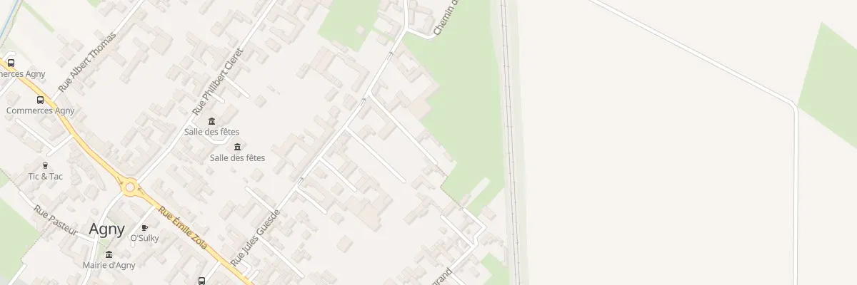 Plan du 56 Rue Jules Guesde à Agny