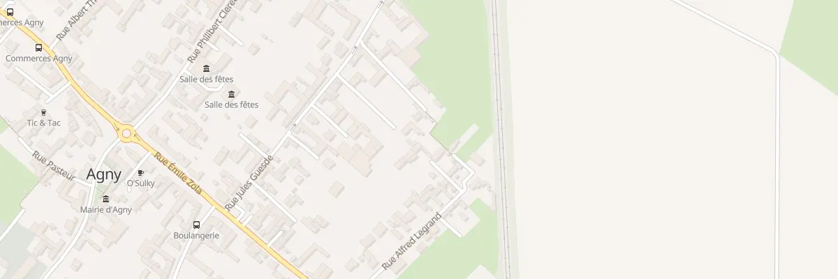 Plan du 44 Rue Jules Guesde à Agny