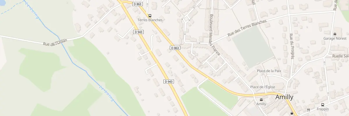 Plan du 390 Rue de la Mairie à Amilly