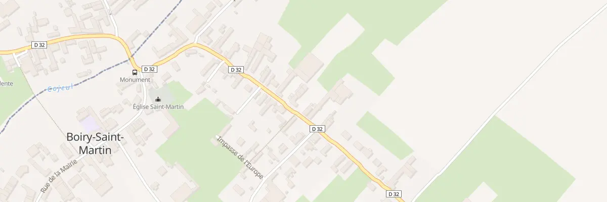 Plan du 21 Rue de Moyenneville à Boiry-Saint-Martin