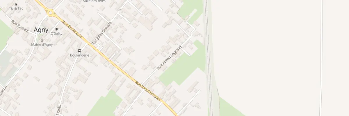 Plan du 2B Rue Alfred Legrand à Agny
