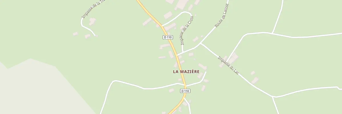 Plan du 5294 La Maziere à Saint-Priest-des-Champs