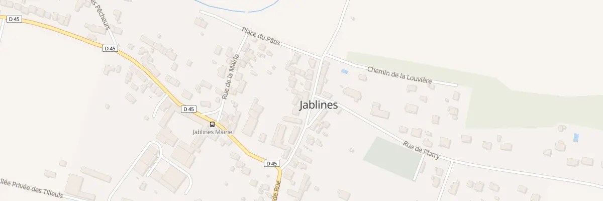 Plan du 7 Rue de la Marne à Jablines