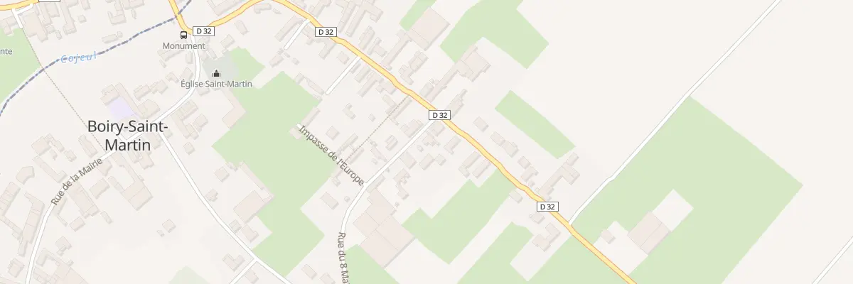 Plan du 1 Rue du Huit Mai à Boiry-Saint-Martin