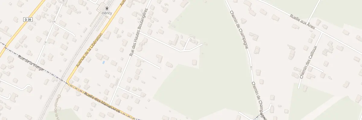 Plan du 25F Rue des Hautes Boulangères à Héricy