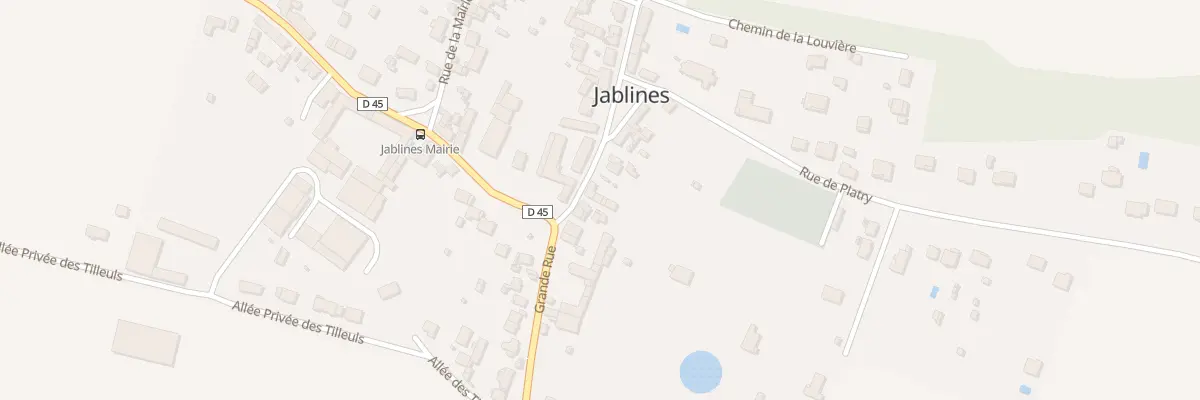 Plan du 6 Rue de la Marne à Jablines