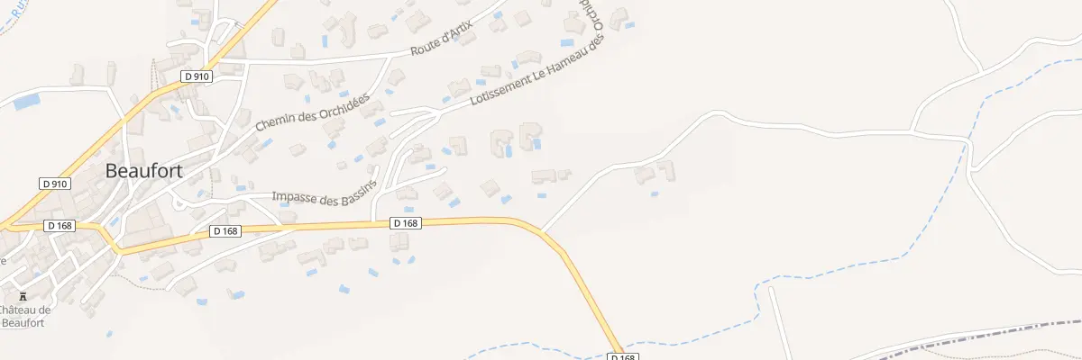 Plan du 5 Rte d’Oupia à Beaufort