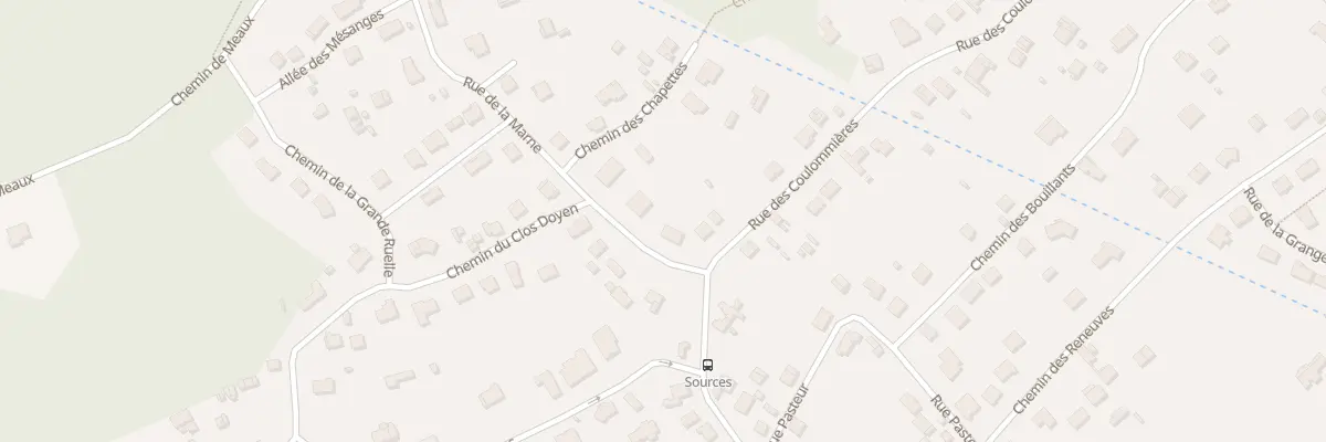 Plan du 40 Rue de la Marne à Chessy
