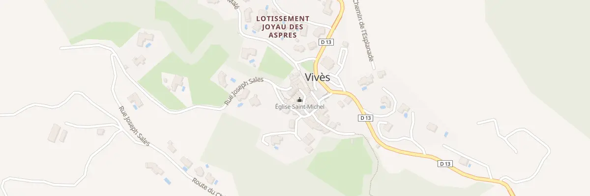 Plan du 19 Le Village à Vivès