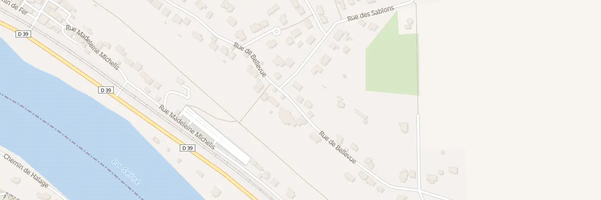 Plan du 17 Rue de Bellevue à Fontaine-le-Port