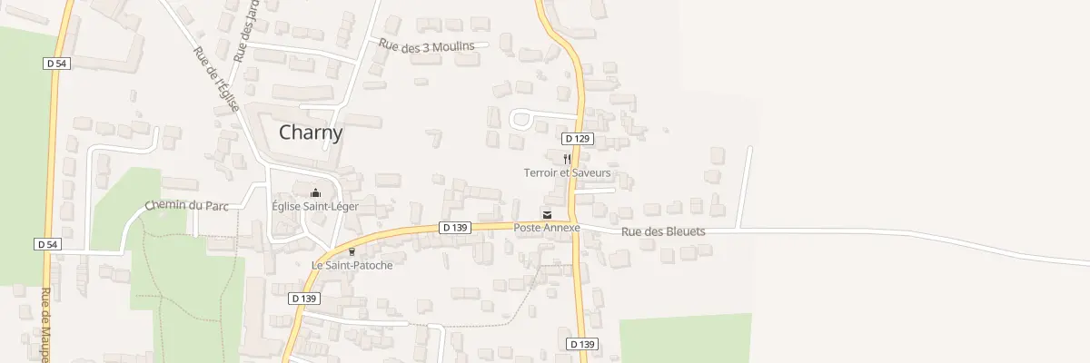 Plan du 1B Rue de Beauvais à Charny