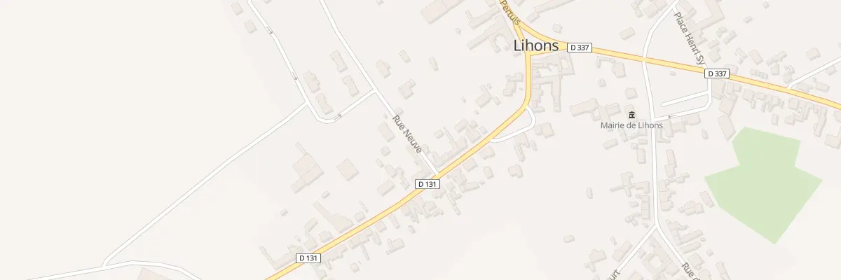 Plan du 2 Rue Neuve à Lihons