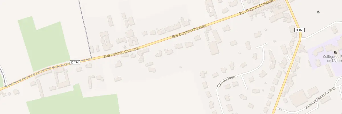 Plan du 89D Rue Delphin Chavatte à Laventie
