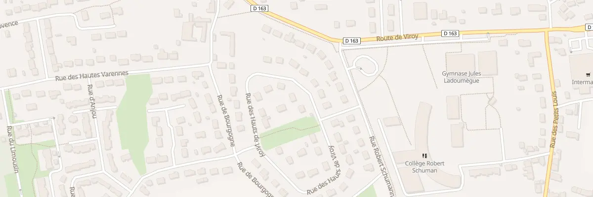 Plan du 115 Rue des Hauts de Viroy à Amilly