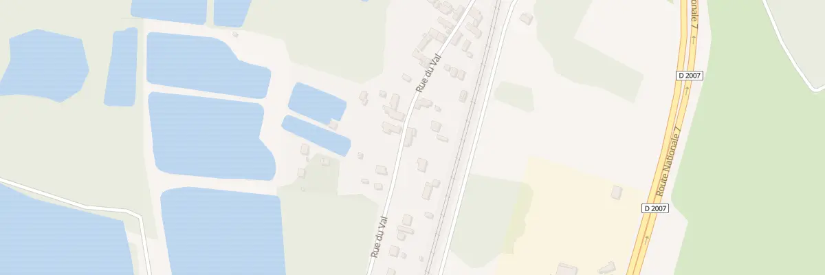 Plan du 27 Rue du Val à Fontenay-sur-Loing