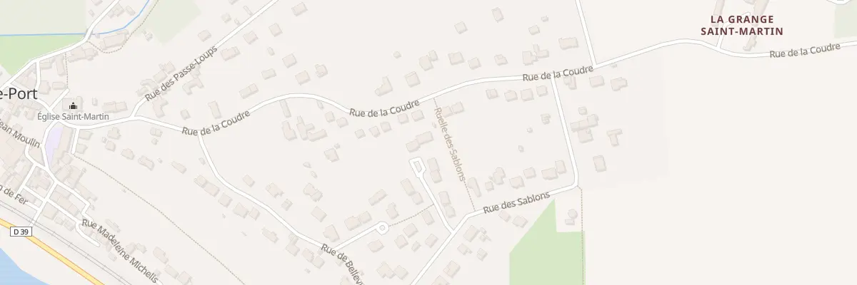 Plan du 10 Imp des Pommiers à Fontaine-le-Port