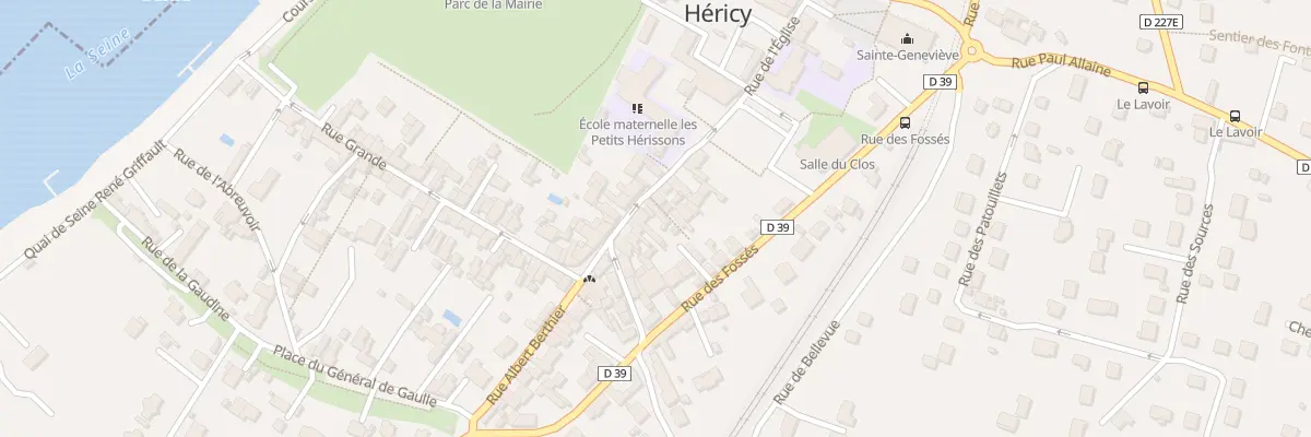 Plan du 23 Rue de l’Eglise à Héricy