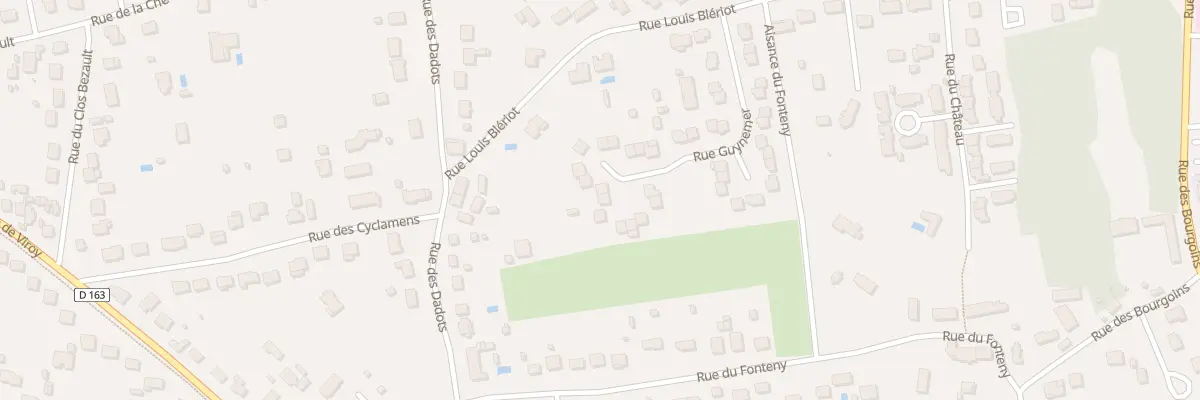 Plan du 243 Rue Guynemer à Amilly