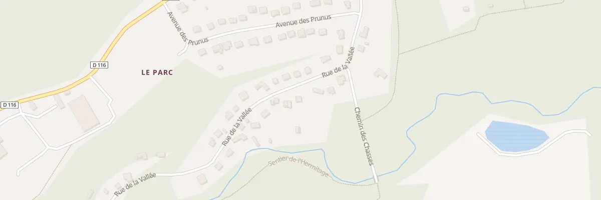 Plan du 34B Rue de la Vallée à Fontaine-le-Port