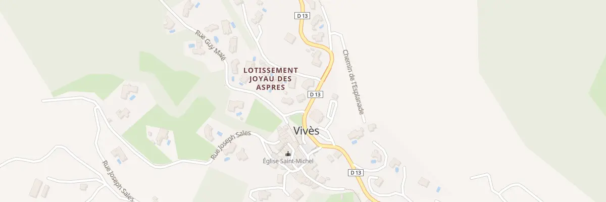 Plan du 5001F Lou Canie à Vivès