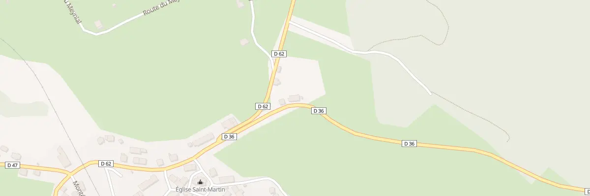Plan du 3 Rte de St Bonnet à Lugarde