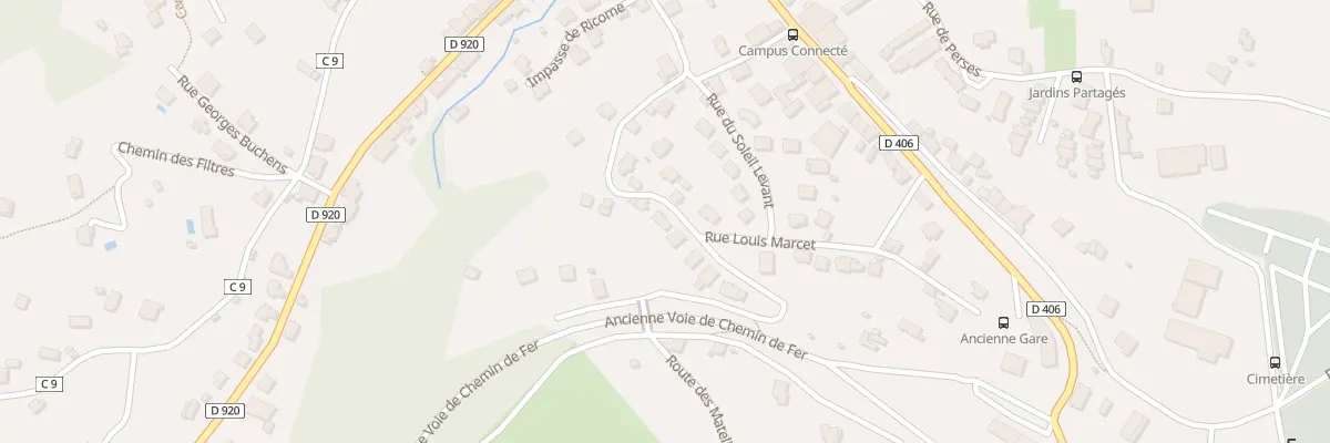 Plan du 22 Rue des Matelines à Espalion