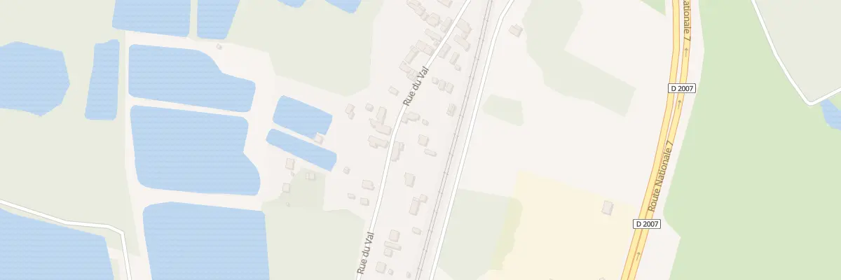 Plan du 25 Rue du Val à Fontenay-sur-Loing